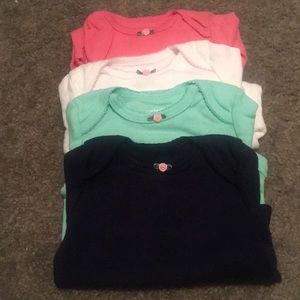 Baby girl long sleeve onesies